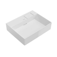 Раковина накладная Kerama Marazzi Logica 60.5х48.5 см без отверстия белый глянец LO.wb.60.0