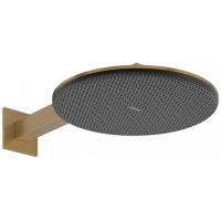 Верхний душ hansgrohe Raindance Alive S 300 мм 2 режима с кронштейном 390 мм бронза 24540140