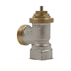 Вентиль термостатический угловой Primoclima Armature 1/2x3/4 никелированный PC3412TANN