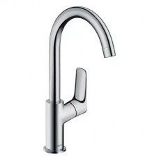 Смеситель для раковины hansgrohe Logis 210 однорычажный поворотный излив без сливного гарнитура хром 71131000