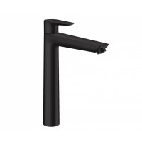 Смеситель для раковины Hansgrohe Talis E 240 со сливным гарнитуром черный матовый 71716670