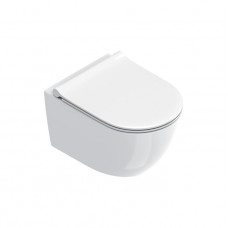 Унитаз подвесной Catalano Sfera 50x35 см безободковый Tornado Cataglaze+ белый глянцевый 0511700001/9056160000