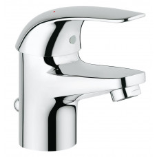 Смеситель для раковины GROHE Euroeco с донным клапаном хром 23262000