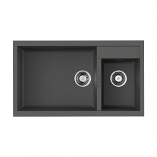 Кухонная мойка Omoikiri Tedori 86-2-LB-PL 86x50 см платина 4993939