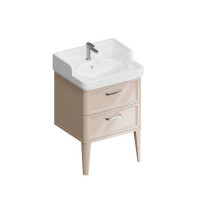 Тумба подвесная Kerama Marazzi Pompei 60 см 2 ящика камео бежевый глянцевый PO.N.60.2\CAM