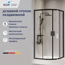 Душевой уголок RGW Passage PA-52B 800x800 мм черный 03085288-14 Душевой уголок RGW Passage PA-52B 800x800 мм черный 03085288-14
