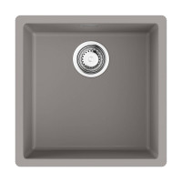 Кухонная мойка Omoikiri Yamakawa 45T-Integra-GR Tetogranit 45.6 x 45.6 см leningrad grey 4997254