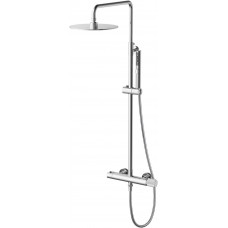 Душевая стойка Allen Brau Liberty с верхним душем 3 режима хром 5.33007-00 Душевая стойка Allen Brau Liberty с верхним душем 3 режима хром 5.33007-00
