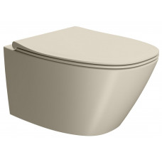 Унитаз подвесной безободковый GSI Modo+ Swirlflush 540x370 мм Creta Matte 8415FR408 Унитаз подвесной безободковый GSI Modo+ Swirlflush 540x370 мм Creta Matte 8415FR408