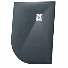 Душевой поддон асимметричный RGW Stone Tray ST/AL-G 1200х900 мм графит 16154129-02L