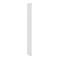 Трубчатый дизайн-радиатор Royal Thermo Insignia VC2180 4 секции нижнее подключение RAL 9016 НС-1631204