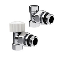 Набор термостатический угловой Royal Thermo Design 1/2 M30x1.5 хром НС-1640380