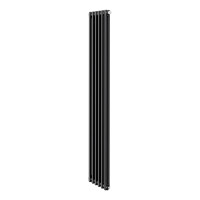 Трубчатый дизайн-радиатор Royal Thermo Insignia VC2180 6 секций нижнее подключение RAL 9005m НС-1631207