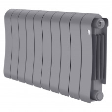 Радиатор биметаллический Royal Thermo Infinity 300 Silver Satin 10 секций боковое подключение НС-1683532