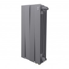 Радиатор биметаллический Royal Thermo PianoForte 500 4 секции нижнее подключение Silver Satin 1682380 Радиатор биметаллический Royal Thermo PianoForte 500 4 секции нижнее подключение Silver Satin 1682380