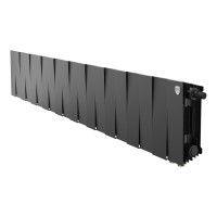 Радиатор биметаллический Royal Thermo PianoForte 200 20 секций нижнее подключение черный 1682329