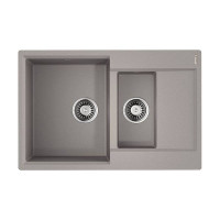 Кухонная мойка Omoikiri Daisen 78-2-GR Artgranit 78х51 см leningrad grey 4993332