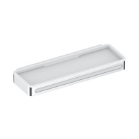 Полка для душа Keuco Plan с вынимающейся вставкой хром белый 14959 010051