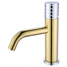 Смеситель для раковины Boheme Stick Gold Diamond Chrome 121-GCR Смеситель для раковины Boheme Stick Gold Diamond Chrome 121-GCR