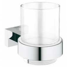 Стакан с держателем GROHE Essentials Cube 40755001