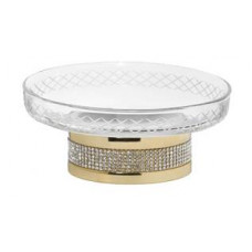 Мыльница настольная Boheme Royal Cristal золото 10930-G Мыльница настольная Boheme Royal Cristal золото 10930-G