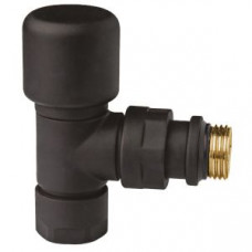 Вентиль термостатический угловой FAR 1/2 x M24x19 черный матовый FL 0143 12P