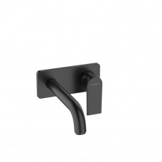 Смеситель для раковины hansgrohe Vernis Shape скрытый монтаж излив 20.7 см матовый черный 71578670