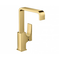 Смеситель для раковины Hansgrohe Metropol 230 Push-Open золото 32511990