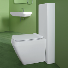 Унитаз приставной SIMAS Baden Baden безободковый 56х36 см белый/хром CT09bi/D20/F91/BB01bi Унитаз приставной SIMAS Baden Baden безободковый 56х36 см белый/хром CT09bi/D20/F91/BB01bi