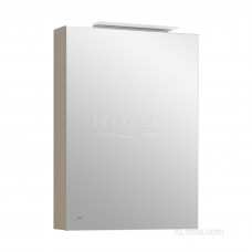 Шкаф зеркальный Roca Oleta правый 500x700x137 мм LED-подсветка капучино матовый A857644515
