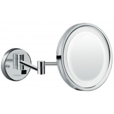 Зеркало косметическое Hansgrohe Logis Universal 3x с подсветкой 73560000 Зеркало косметическое Hansgrohe Logis Universal 3x с подсветкой 73560000