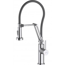 Смеситель для кухни Aquanet Европа профессиональный 2 jet хром AQ1388CR