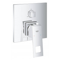 Смеситель для ванны GROHE Eurocube внешняя часть с переключателем на 3 положения хром 24094000
