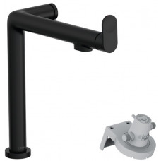 Смеситель для кухни Hansgrohe Aqittura M91 FilterSystem 240 с фильтрацией черный матовый 76804670