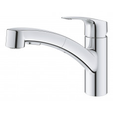 Смеситель для кухни GROHE Eurosmart с выдвижной лейкой хром 30305001