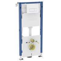 Инсталляция для унитаза Geberit Duofix Delta 112 см с креплением и клавишей Delta50 458.128.DW.2