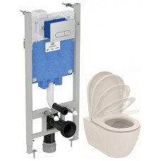 Комплект Ideal Standard Ellisse (унитаз T569201, инсталляция R046367) TR560401 Комплект Ideal Standard Ellisse (унитаз T569201, инсталляция R046367) TR560401