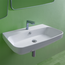 Раковина SIMAS Baden Baden 80х45 см белая BB12bi Раковина SIMAS Baden Baden 80х45 см белая BB12bi