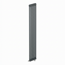 Трубчатый радиатор RIFAR TUBOG Ventil 2180 6 секций нижнее подключение Титан TUB 2180-06-DV1-TI