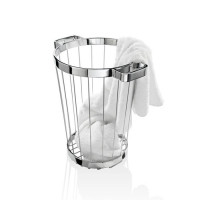 Корзина для полотенец Decor Walther DW 222 27х39.5 см напольная хром 0612600