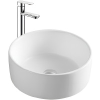 Раковина накладная Aquatek 400x400x165 мм матовый белый AQ5118-MW