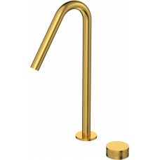Смеситель для раковины Aqwella Murano на 2 отверстия золото шлифованное AQM6014BG