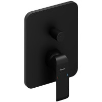 Смеситель скрытого монтажа Ravak Flat FL 065.20 черный X070179