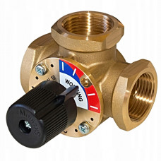 Клапан трехходовой смесительный Hoobs 1055 DN 25 G 1 PN 10 kvs 10 HB-041055-10