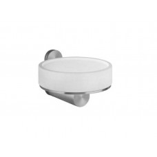 Мыльница Gessi 316 115x127.5x75 мм Steel Brushed/белый 54701239 Мыльница Gessi 316 115x127.5x75 мм Steel Brushed/белый 54701239