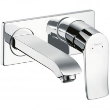 Смеситель для раковины Hansgrohe Metris однорычажный скрытого монтажа излив 165 мм хром 31085000 Смеситель для раковины Hansgrohe Metris однорычажный скрытого монтажа излив 165 мм хром 31085000