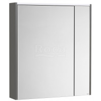 Шкаф зеркальный Roca Ronda 700х780х145 мм Белый глянец/антрацит ZRU9302969