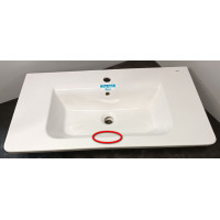 Раковина накладная Roca The Gap 800х440х165 мм с переливом 327470000