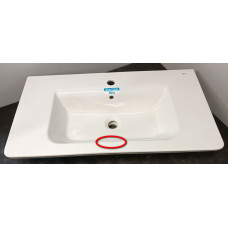 Раковина накладная Roca The Gap 800х440х165 мм с переливом 327470000
