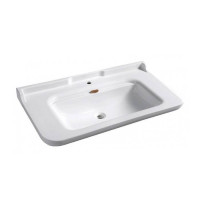 Раковина Kerasan Waldorf 120х55 см 1 отверстие белый/бронза 4144K1bi/cr*1 / 811393br